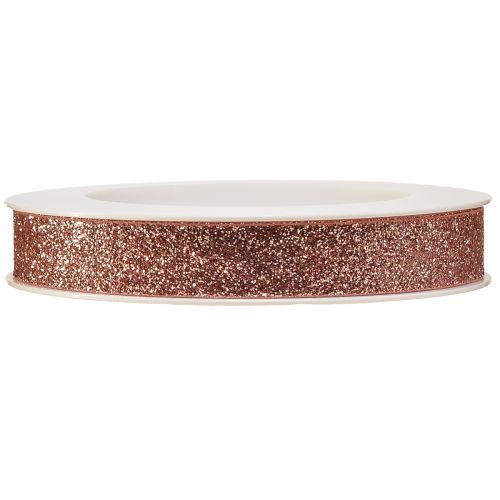 Artículo Cinta brillante en mica rosa para joyería An. 15 mm L. 18 m