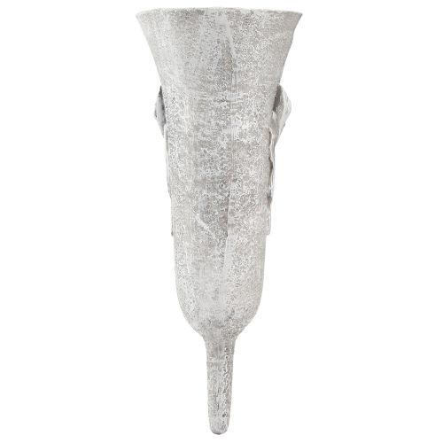 Artículo Jarrón para tumba jarrón gris para pegar con motivo de cala Al. 32,5 cm
