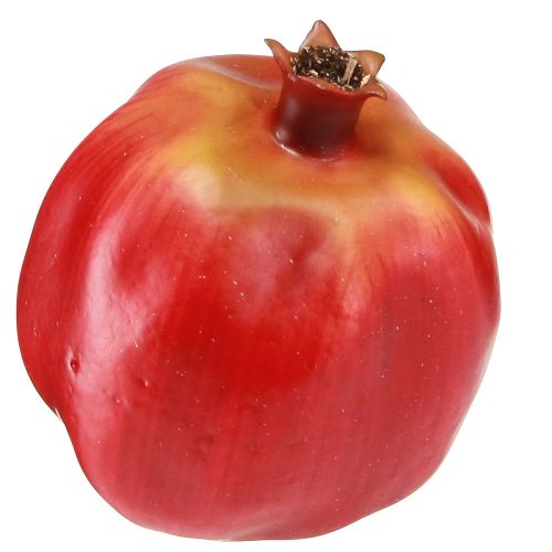 Artículo Granada fruta decorativa decoración de ventana roja artificial 10,5 cm