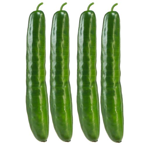 Artículo Pepinos artificiales para decoración vegetal 24cm 4uds
