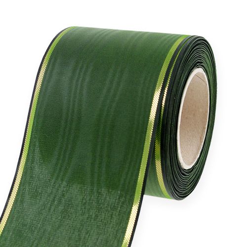 Floristik24 Corona cinta verde oscuro 75mm 25m