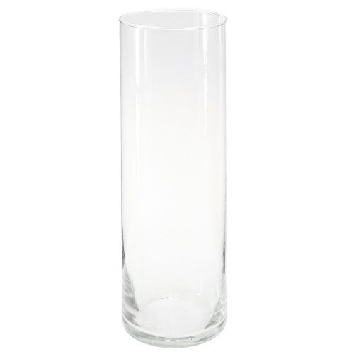 Floristik24 Jarrón alto de cristal florero cónico cristal 30cm Ø10,5cm