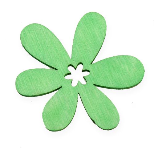 Floristik24 Decoración dispersa con flores de madera, colores surtidos. Ø4cm 72 uds.