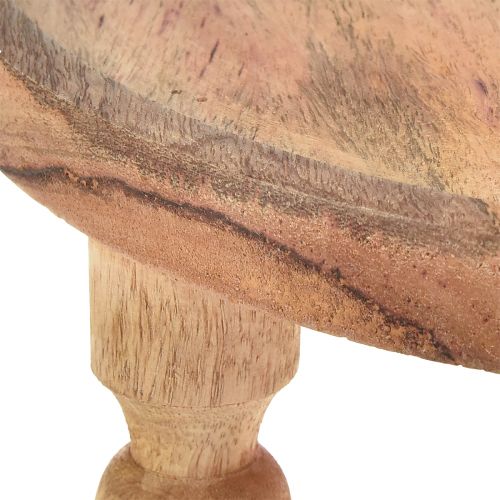 Artículo Soporte para tartas de madera de 2 niveles madera de mango Ø35cm/Ø24cm H51.5cm