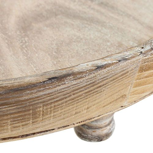 Floristik24 Cuenco de madera marrón Ø40cm