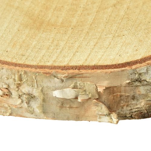 Artículo Discos de madera discos decorativos de abedul Ø15-18cm 3 piezas