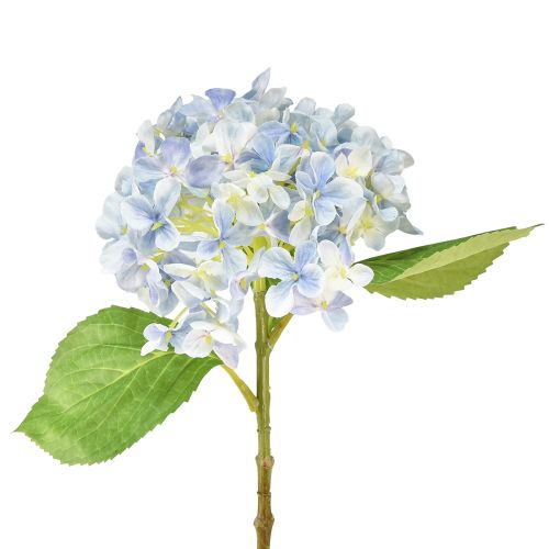 Floristik24 Hortensia artificial azul flor artificial azul Ø15,5cm 45cm