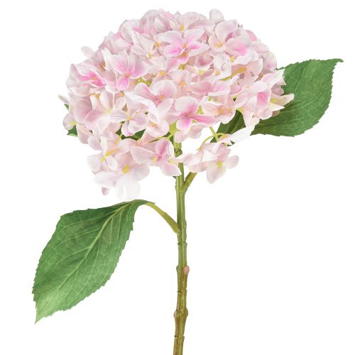 Floristik24 Hortensia artificial rosa claro flor artificial rosa Ø15,5cm 45cm