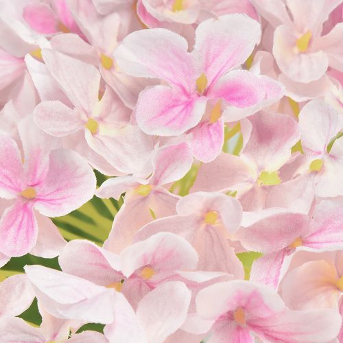 Floristik24 Hortensia artificial rosa claro flor artificial rosa Ø15,5cm 45cm