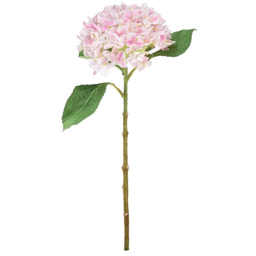 Floristik24 Hortensia artificial rosa claro flor artificial rosa Ø15,5cm 45cm