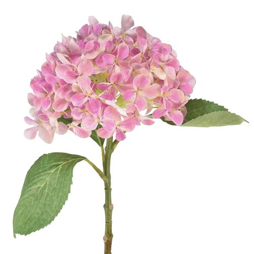 Floristik24 Hortensia artificial rosa flor artificial rosa Ø15,5cm 45cm