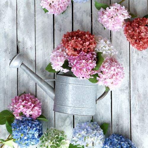 Artículo Hortensia rosa 80cm 1 pieza