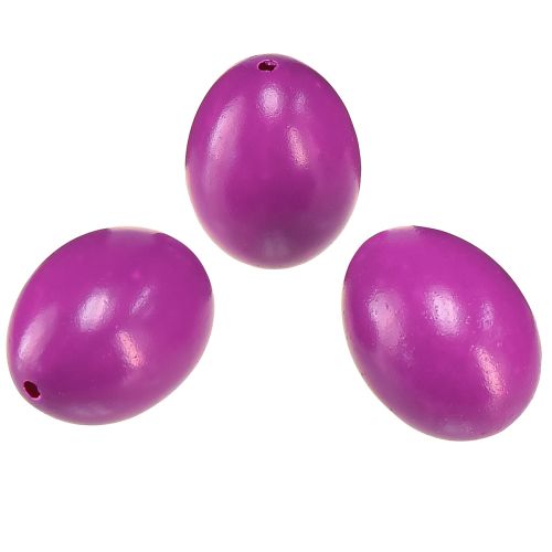 Artículo Huevos de Pascua huevos de gallina rosa vaciados de colores Ø4cm 10 piezas