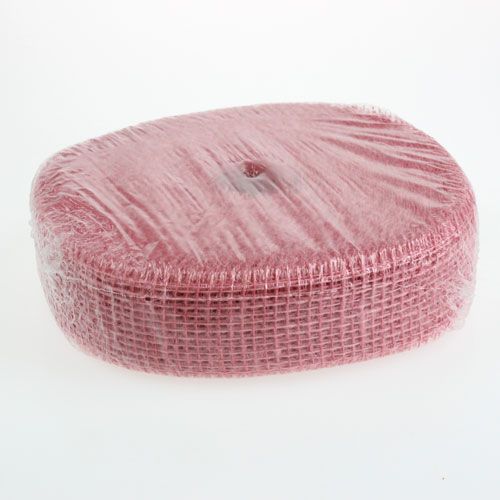 Artículo Cinta de yute rosa 5cm 40m