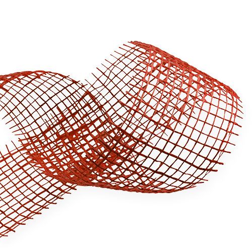 Artículo Cinta de yute roja 5cm 40m