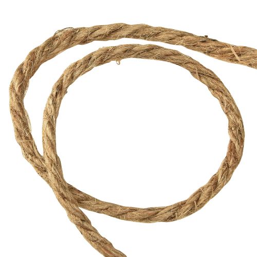 Artículo Cordón de yute cordón decorativo rústico bobina de madera Ø5mm con 7m cada 2 piezas