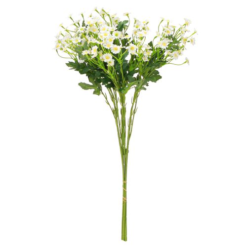 Artículo Flores artificiales de manzanilla blanca, 58 cm, 4 unidades