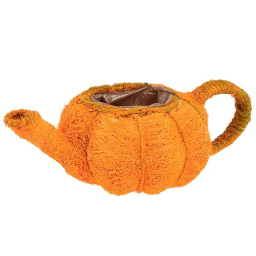 Floristik24 Maceta para plantar decoración de calabaza naranja/amarillo verde Ø13cm