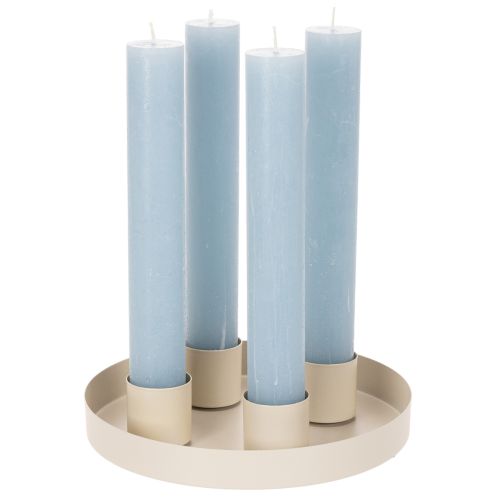 Portavelas magnéticos para velas cónicas gruesas (4 cm), 4 unidades | Floristik24.es