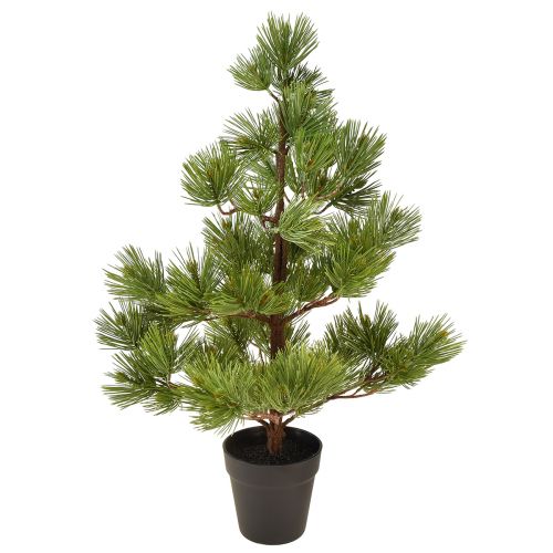 Floristik24 Mini árbol de Navidad artificial de pino en maceta verde Al. 72 cm