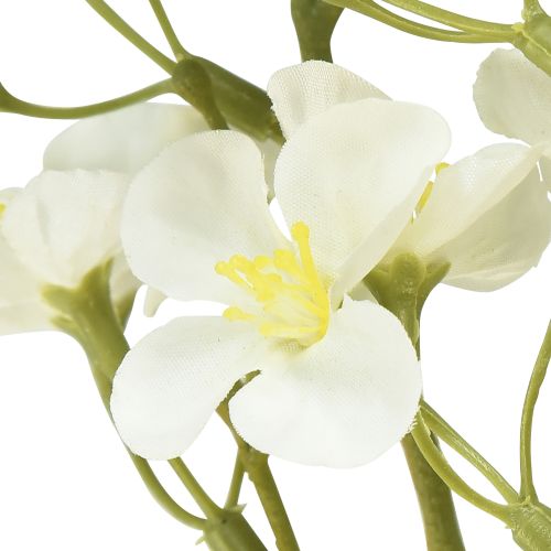 Artículo Ramas de flor de cerezo Flores de cerezo artificiales blanco 75cm 3 piezas