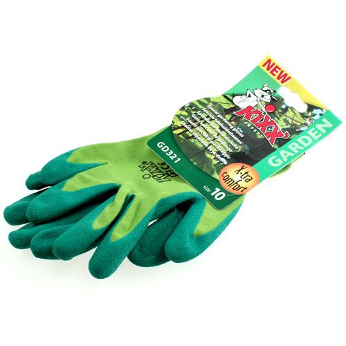 Artículo Kixx guantes de jardín de nailon talla 10 verde