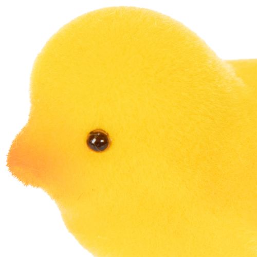 Artículo Pollitos de Pascua pequeños, amarillos y naranjas, 4,5 cm de alto, 18 piezas