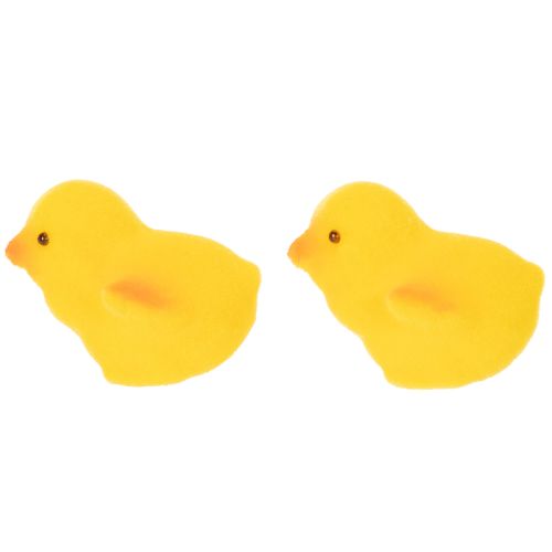 Artículo Pollitos de Pascua pequeños, amarillos y naranjas, 4,5 cm de alto, 18 piezas