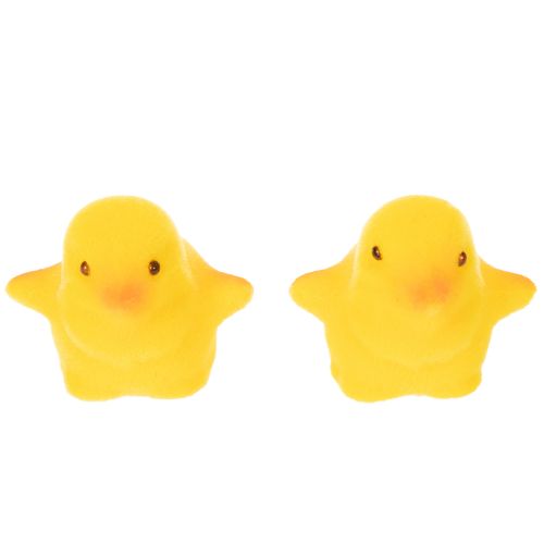 Artículo Pollitos de Pascua pequeños, amarillos y naranjas, 4,5 cm de alto, 18 piezas
