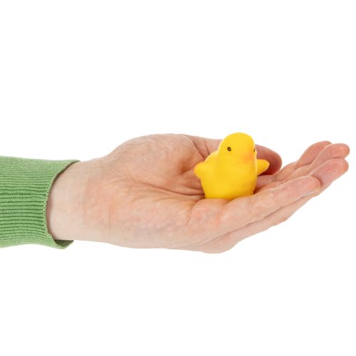 Artículo Pollitos de Pascua pequeños, amarillos y naranjas, 4,5 cm de alto, 18 piezas