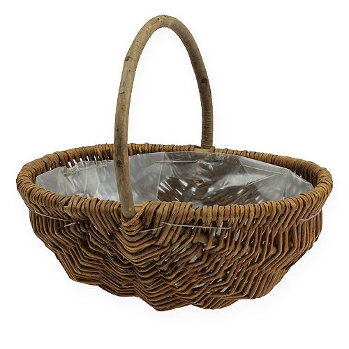Artículo Cesta para patatas 32/27,5/23,5cm con lámina natural 3 piezas