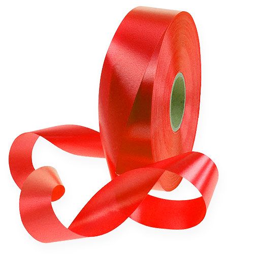 Cinta rizadora 30mm 100m roja