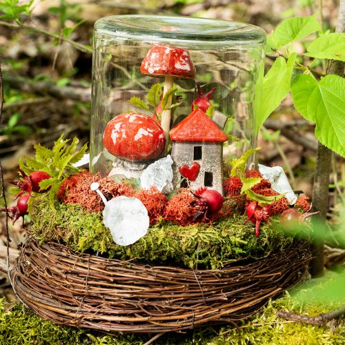 Floristik24 Corona de vid Ø45cm corona natural marrón para decorar