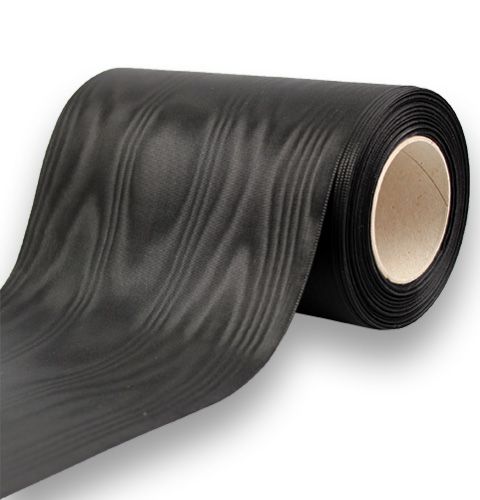 Floristik24 Corona cinta negra 150mm 25m