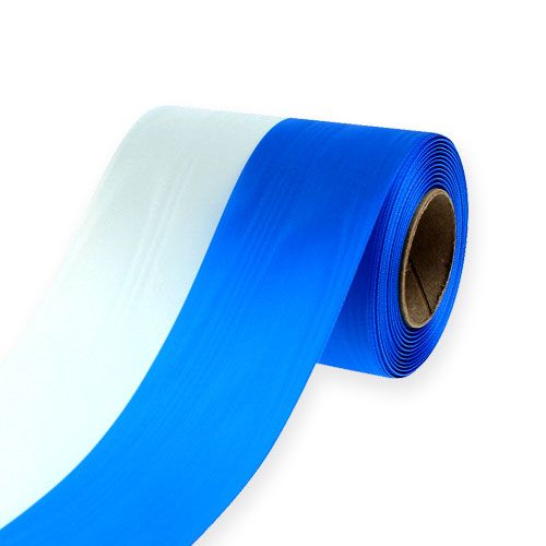 Corona bandas muaré azul-blanco 125 mm