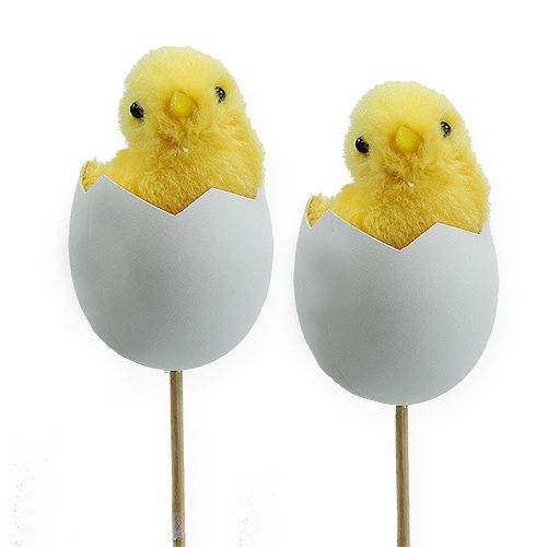 Floristik24 Conejito de pascua pollito 7cm 6pcs