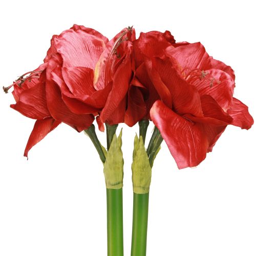 Artículo Amarilis Artificial Flores Artificiales Rojo Ø18cm L68cm 2ud