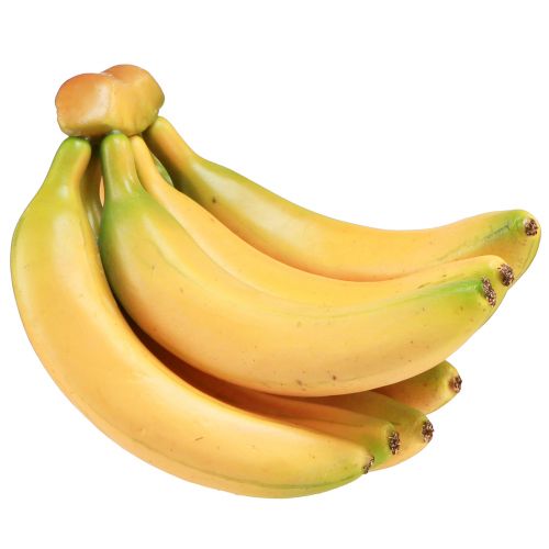 Floristik24 Plátanos artificiales en forma de manojo de chupete amarillo 21cm