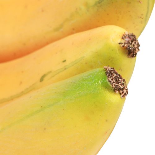 Artículo Plátanos artificiales en forma de manojo de chupete amarillo 21cm