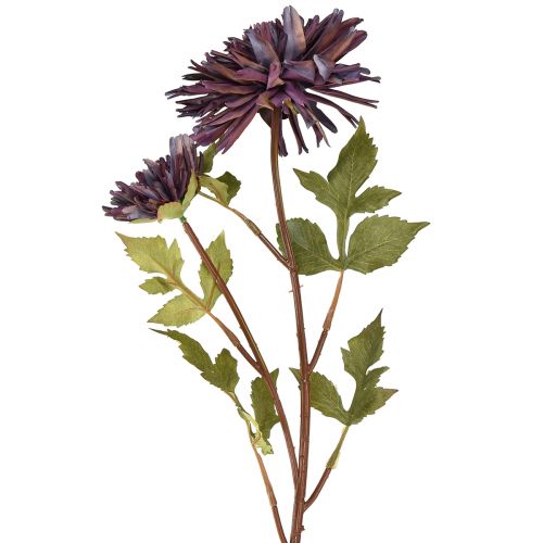 Artículo Crisantemo artificial 2 flores violeta Ø5/11cm L70cm