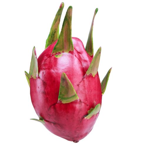 Floristik24 Fruta del dragón artificial Pitahaya fruta decorativa Ø8cm L15cm
