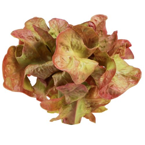 Artículo Lechuga artificial Lollo Rosso cabeza de lechuga decorativa Ø20cm