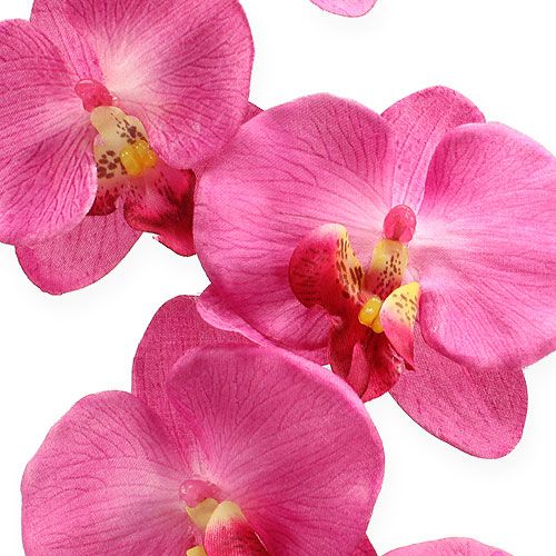 Artículo Orquídea artificial con hojas Rosa 68cm