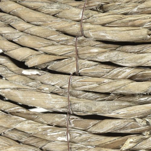 Artículo Bola para colgar bola de paja gris lavada Ø25cm