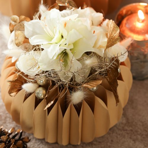 Flores artificiales de lirio tigre blanco para jarrones y arreglos florales, ramo de 6 unidades de 29 cm. | Floristik24.es