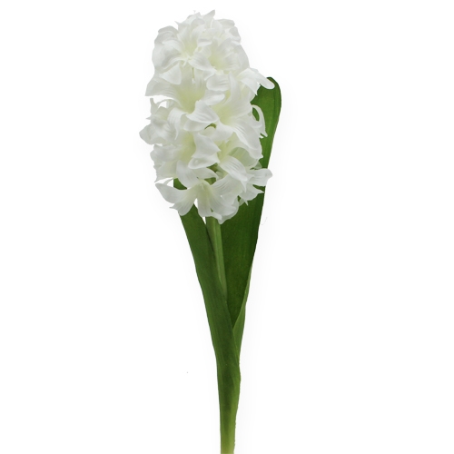  Flores de seda jacinto blanco 33cm - comprar barato en línea