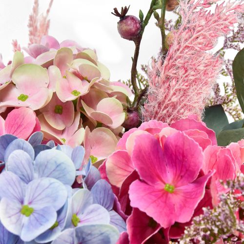 Artículo Ramo de flores artificiales hortensias artificiales flores artificiales 50cm