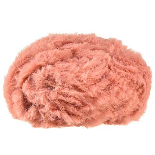 Artículo Cordón de piel sintética cordón rosa cordón decorativo hecho de piel artificial 50g 30m