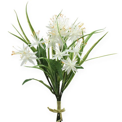Floristik24 Ramo decorativo blanco 28cm
