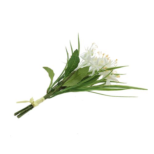 Floristik24 Ramo decorativo blanco 28cm